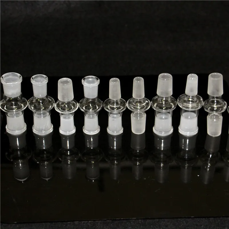 smoking Glass Adapter 14mm Male To 18mm Female Reducer Connector Drop Down Bong Pipe Adapters for Oil Rigs Bongs