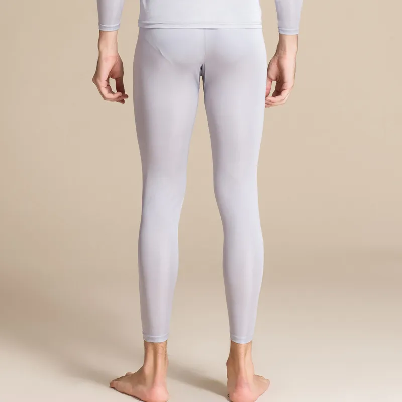 Mens silk deals long underwear bottoms