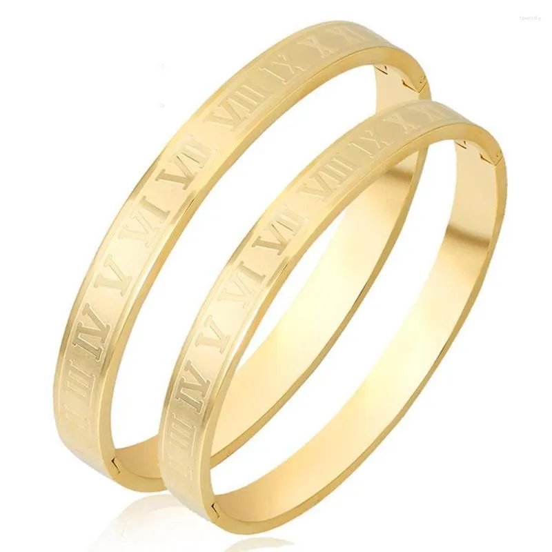 Stainless Steel Roman Numeral Bracelets Bangles ... From Fawnirby, $11. ...