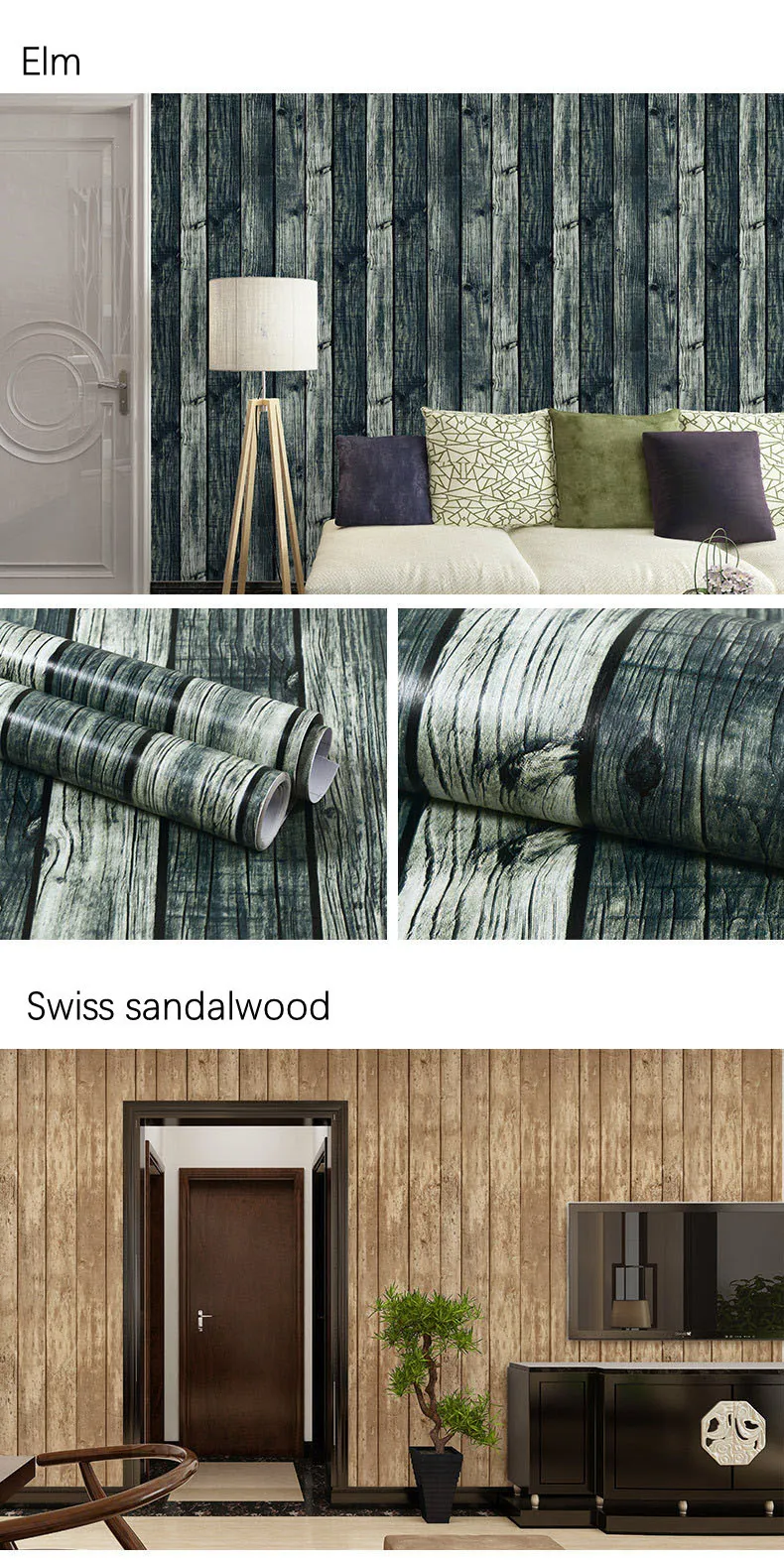 Wallpapers 5M 10M Wood Grain Home Decor Furniture Waterproof Vinyl Wall  Sticker Self Adhesive PVC Wallpaper Kitchen Cabinet Door 220927 De 1,81 € |  DHgate, image size:790x1572