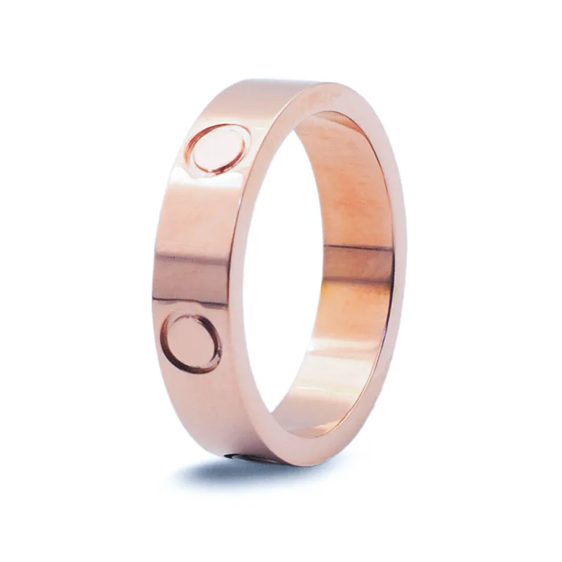 bague d'amour en or de créateur pour les femmes anneaux de mariage bijoux en plaqué argent rose pour les amoureux cadeau de couple mode coeur bague en pierre précieuse en acier inoxydable ne se fanent jamais