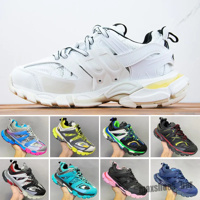 2022 New Sneakers Casual Shoes Sports Shoes Luxury Designer Track Man Platform White Black Net Nylon Printed Leather Triple S Belts And Field 3.0 36-45 M29