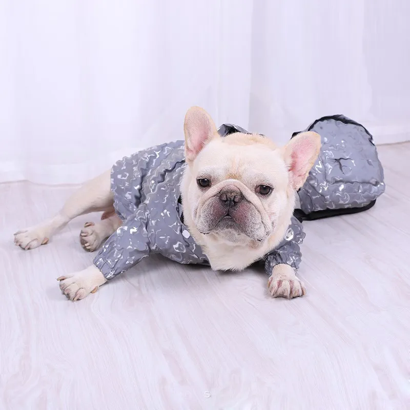 Créateur de mode vêtements pour chiots vêtements pour chiens classiques Auttum hiver manteau pour chien Pizex vêtements de protection solaire réfléchissants