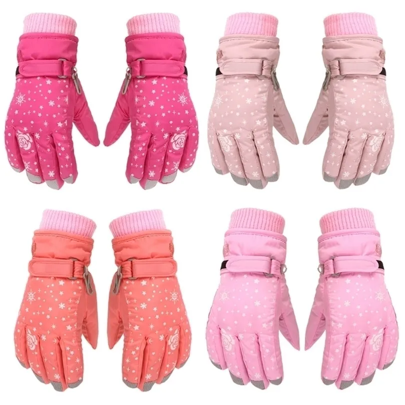 Acheter Gants d'hiver pour hommes femmes enfants gants à écran tactile gants  coupe-vent d'extérieur épaissir chaud laine cachemire unisexe gants à  doigts complets
