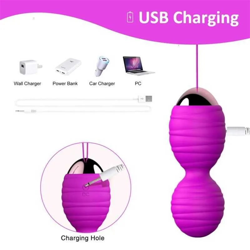 Sex toys masager toy Toy Massager Usa Warehouse 10 Speed Ben Wa Weight Kegel Ball for Pelvic Floor Strengthening and Bladder Control Women Q0VY