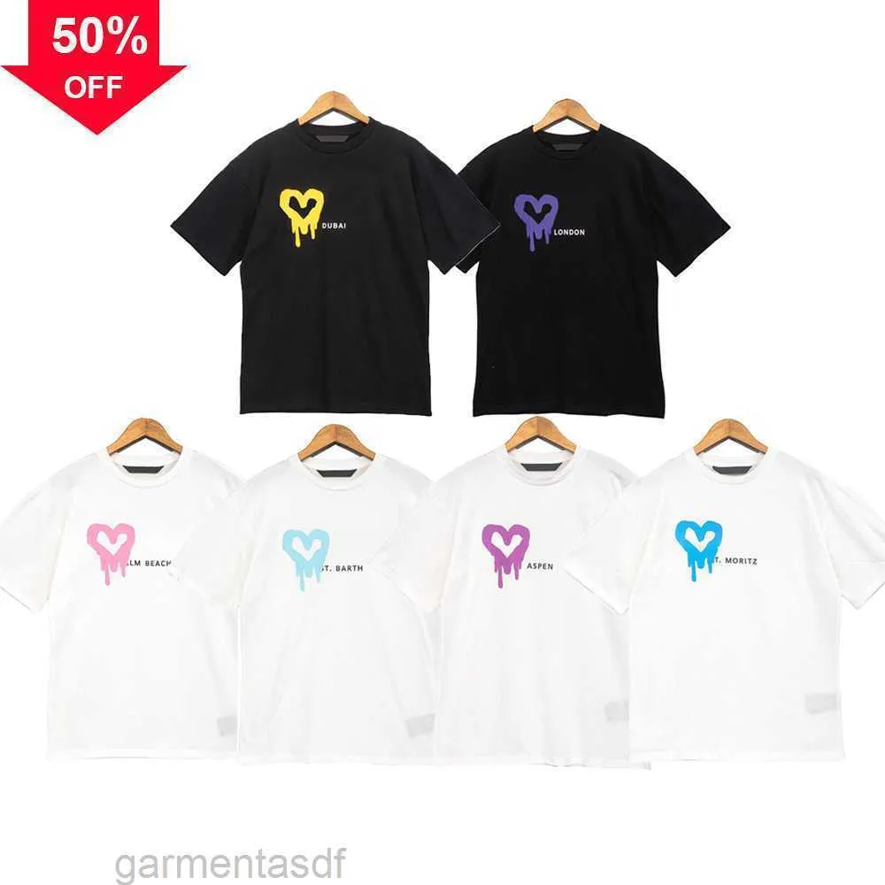 남자 티셔츠 T 셔츠 디자이너 Tshirt Palm Shirt for 남자 소년 소녀 티 프린팅 팜 트리 대형 통기성 캐주얼 티셔츠 100% 순수면 사이즈 59