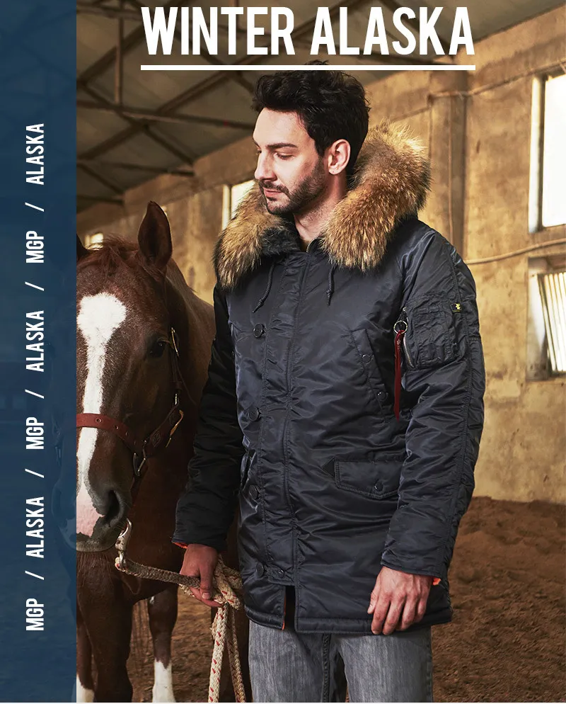 Alpha Industries Chaqueta de invierno N3B para hombre Black: : Moda