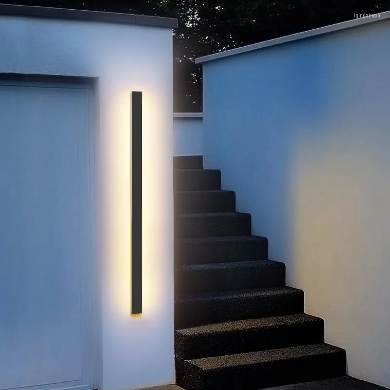 Outdoor Waterproof Modern LED Wall Lights For Living Room Bedroom Villa Corridor Porch IP65 Aluminum Lamps Indoor Lighting