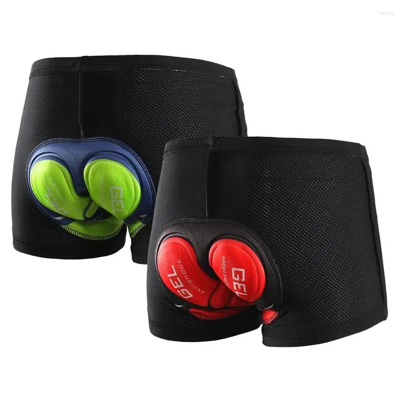 Short De Vélo Homme HUIOP - Rembourré Gel - Respirant - Pour VTT Et Cyclisme - Lavable Machine