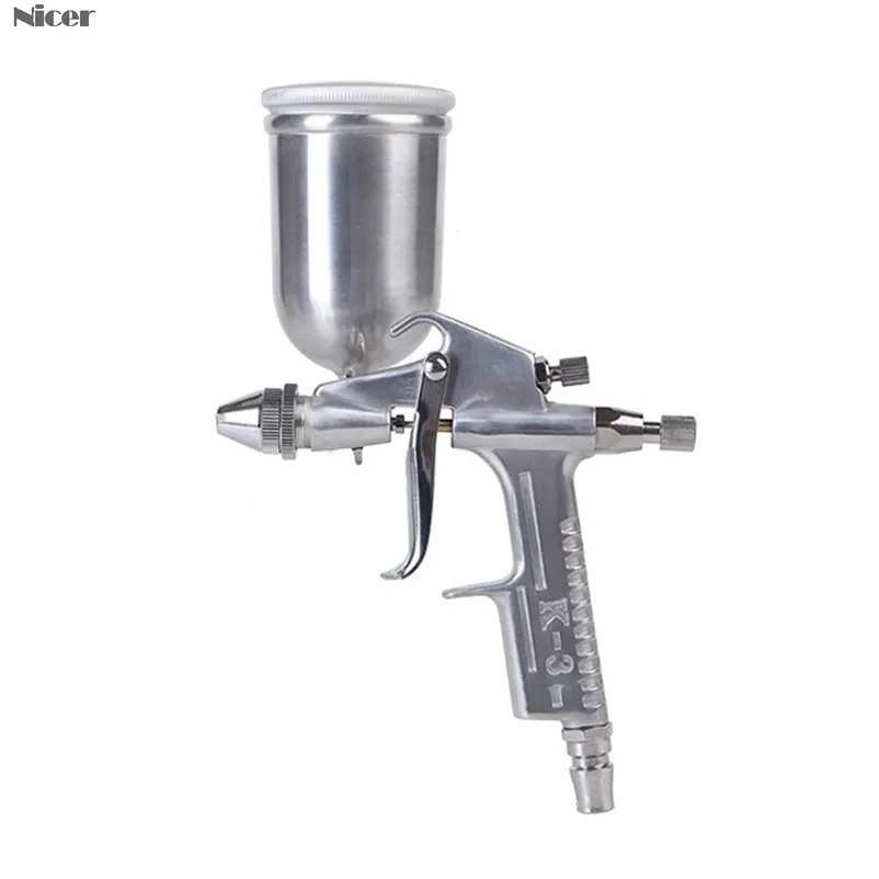 Spray Guns Professional 0,5 mm munstycke Pneumatic Tool Mini Air Paint Airbrush för målning Bil Aerograph K-3 220928