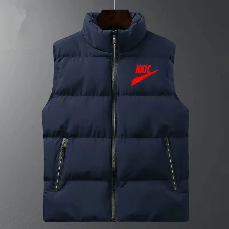 Mens Brand Letter Print Sleeveless Vest Custom Varsity Jackets