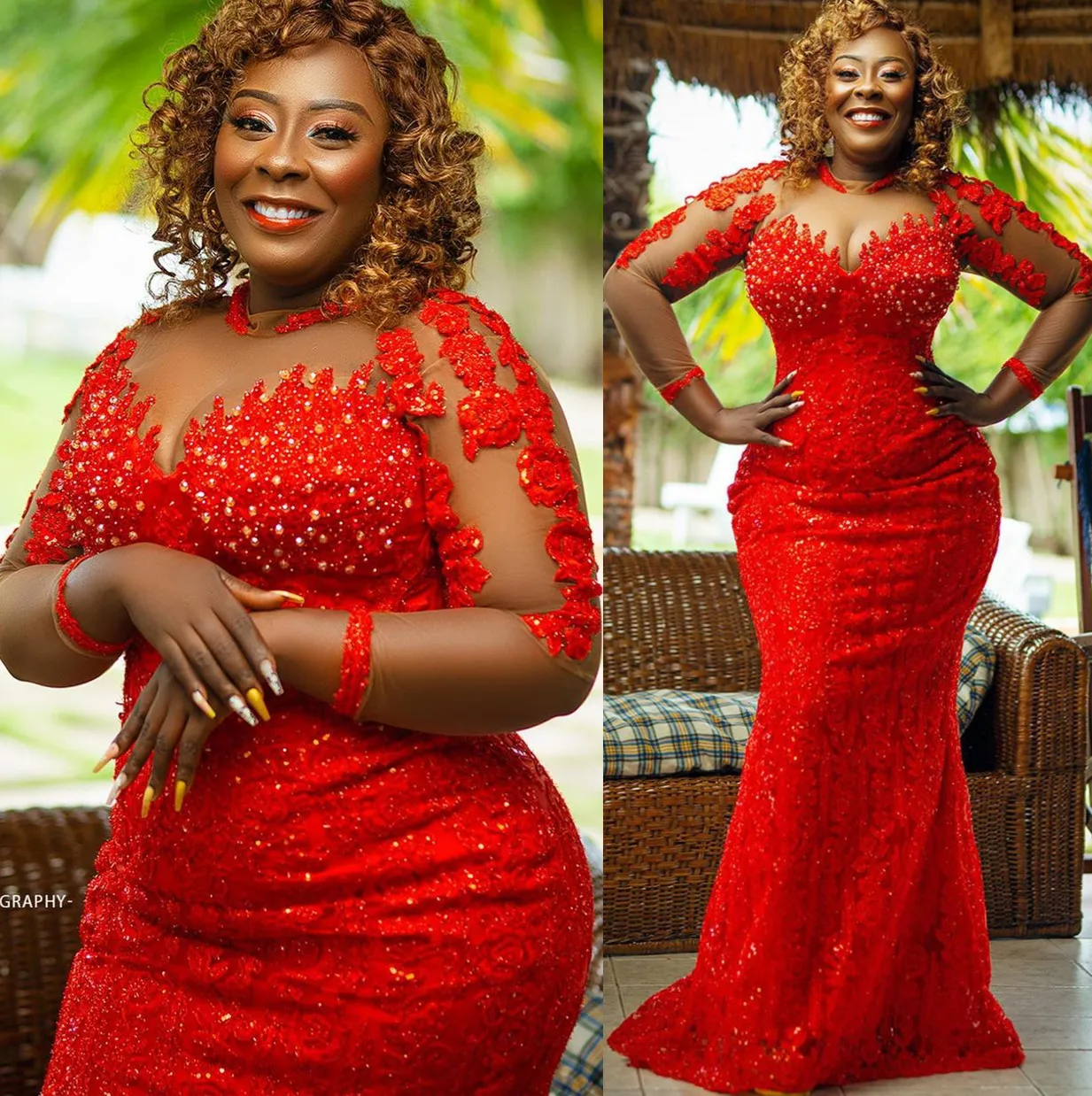 Red Beaded Pearl Lace Mermaid Red Sparkly Prom Dress For Arabic Aso Ebi Evening Formal Party Second Reception Birthday And Engagement Gown Zxj88 0422 From Babyonline 341.02 DHgate.Com