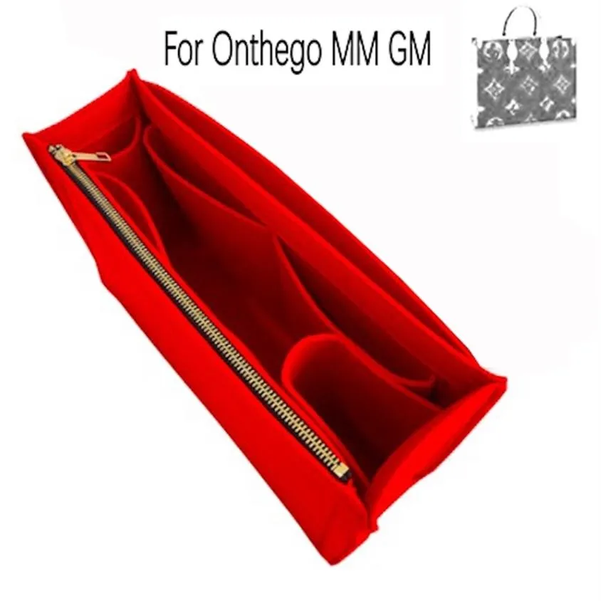 Ontheo MM GM için Torbalar Tote Tote Torba Organizer Torba Astar Çanta INSERT-3MM Premium Keçe El Yapımı 20 Renk 210315284N