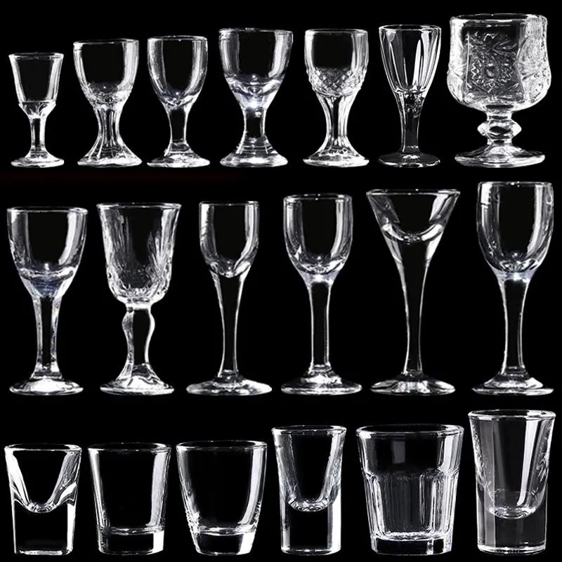 Wijnglazen 22 Design transparant huishouden klein glas een toast bruiloft witte spirit set