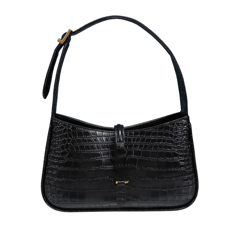 7A Top Designer bags LE5A7 Bag Underarm bag Handbag Crescent bag Fashion Classic Women's Genuine Leather Luxury Custom made Crocodile pattern cowhide wrist