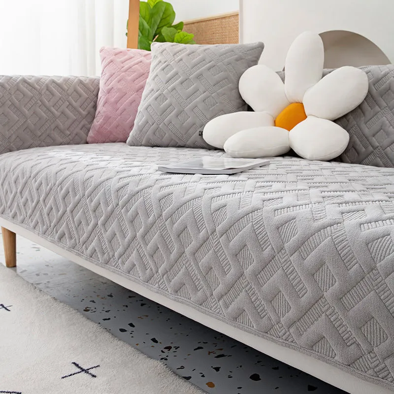 Chair Covers Two Cushion Couch Slipcover Non Slip Sofa Covers