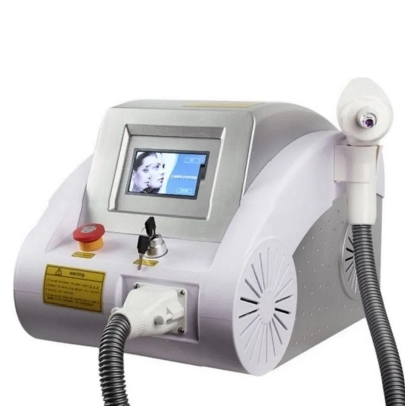 Lasermaskin Q Switched ND Yag Laser Tatuering Borttagning Maskin Eyebrow Washing Black Doll Carbon Peel Skin Beauty Spa Salon