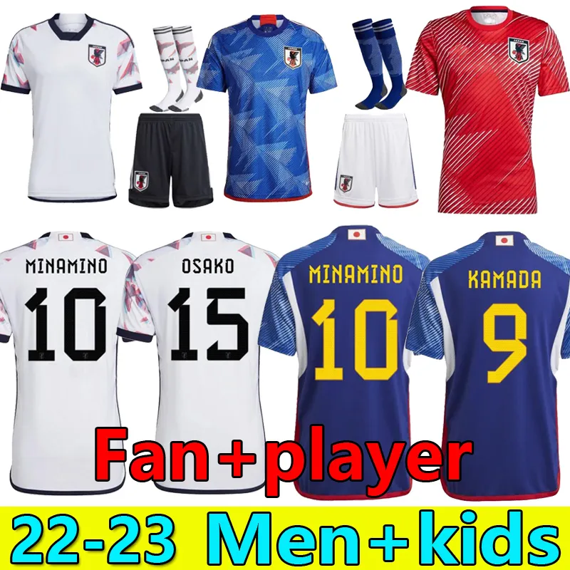 Japan 22 23 Soccer Jersey Home Blue Cartoon Captain TSUBASA 2022 2023