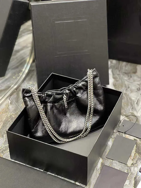 7A Jakość Luksusowe torby Pokaz mody Torby na ramię z owczej skóry Prawdziwa skóra Miękkie luksusowe torby wieczorowe Vintage i eleganckie torby na ramię ze stalą Ch
