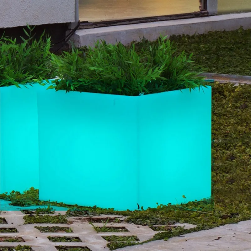Beleuchteter Quadratischer LED Blumentopf ... Von 81,44  | DHgate