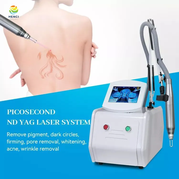Picocare q commutato e yag laser macchina per la rimozione dei tatuaggi laser a picosecondi