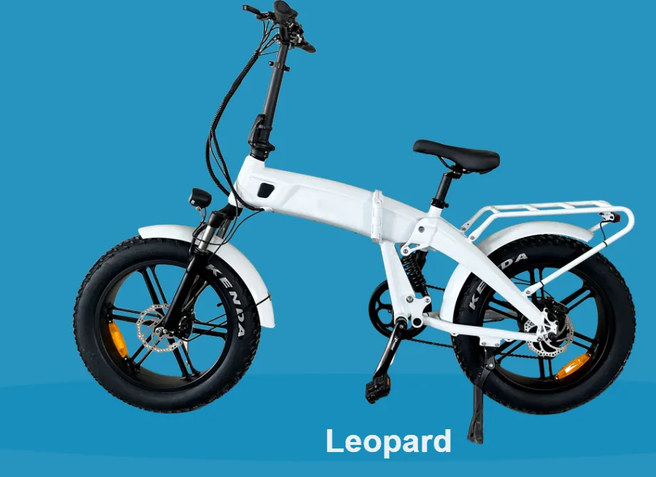 Güçlü 500W 36V 10.4AH ABD Deposu 20 inç Dayanıklı Bisiklet Katlanabilir Elektrikli Bisiklet