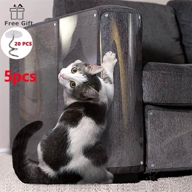 Cat Furniture Scratchers 5pcs er ing na de bank Bord Bank Protector Clear Pad voor 220928