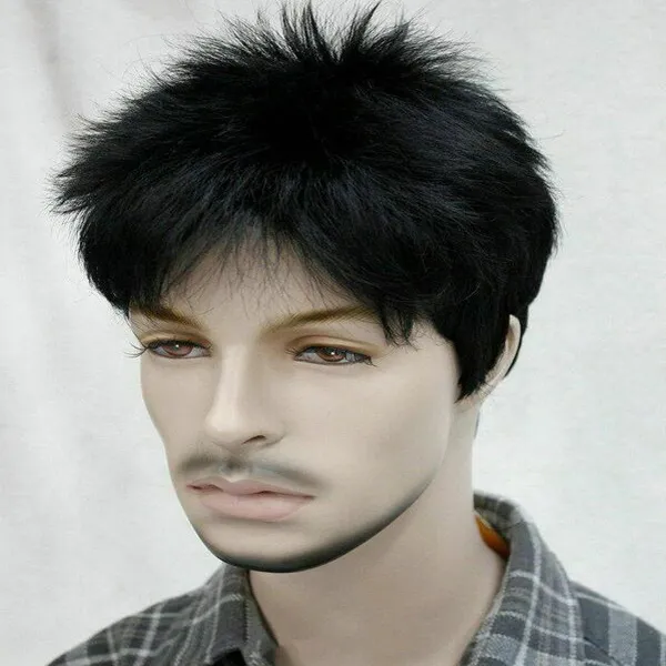 Short deals wigs male