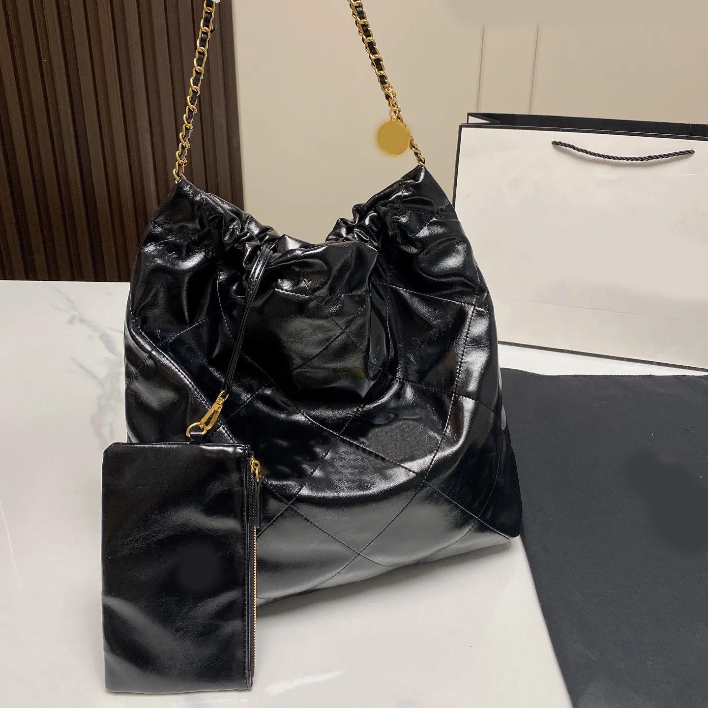 Torba łańcuchowa marka marki torby modowe torebki na ramię kobietę łańcuch listu telefoniczny torba portfelowa