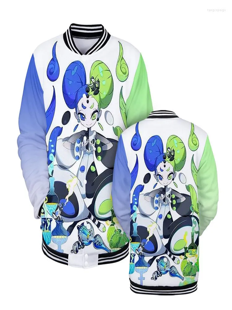 Vestes masculines lianshuo 2022 clown 3d imprimer mode d￩contract￩ hip hop street veste de baseball en tois balle masculine top au printemps automne