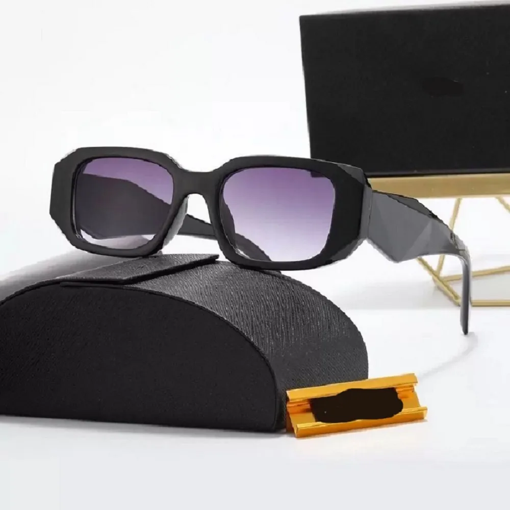 Novidades Novidades Óculos de Sol da Moda Masculina Óculos de Guarda-Sol Compostos com caixa Óptica Clássica Retangular Quadrada Dourada Óculos de Sol de Luxo Armação completa