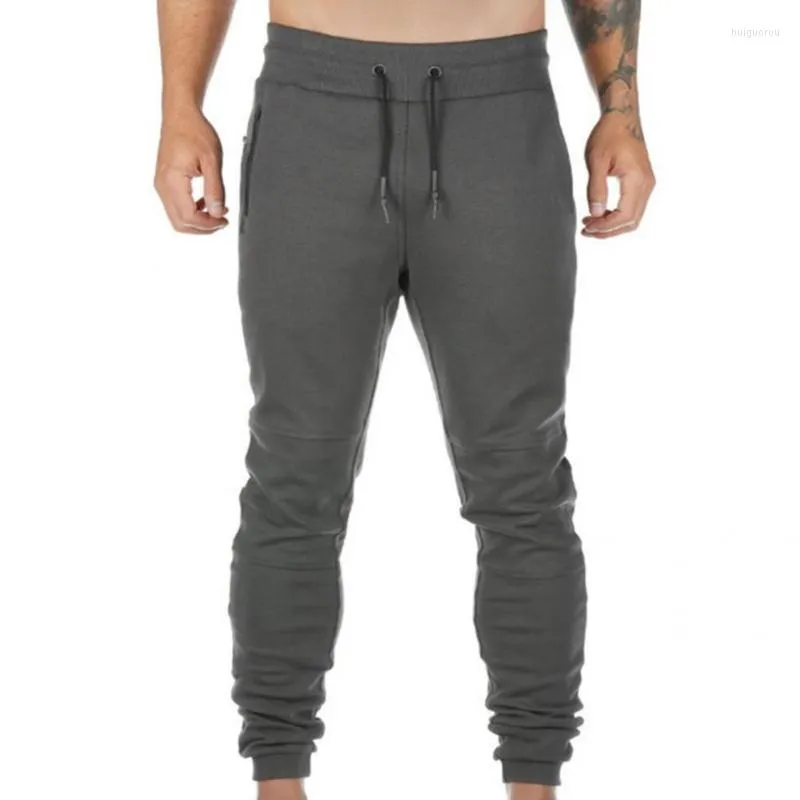 Pantalons pour hommes Pantalons de survêtement pour hommes À la mode Fitness Couleur unie Longueur cheville Hommes Pour la maison