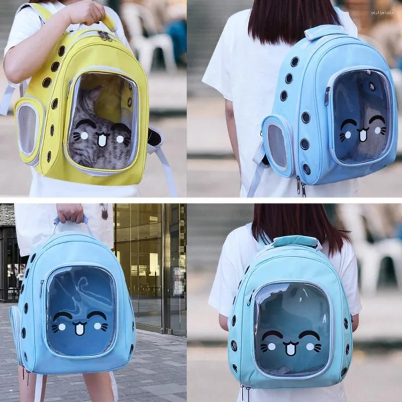 Cat Carriers PC Fashion Pet Carrying vandring ryggs￤ck universal v￤ska bekv￤mt f￶r kattunge