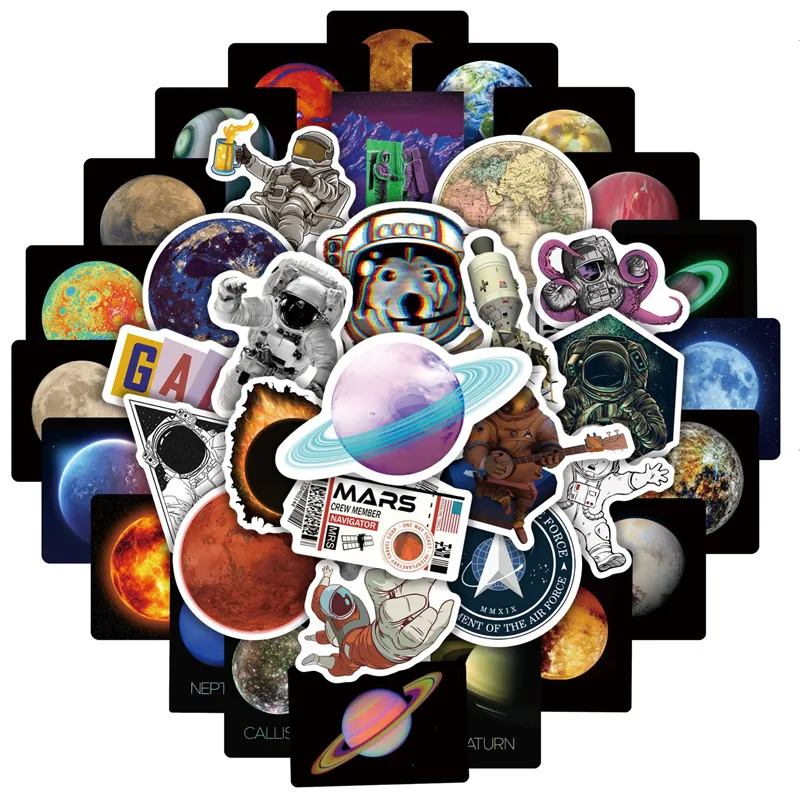 Divertenti Adesivi Astronauta Della NASA Bambini E Adolescenti Decalcomanie Impermeabili Con Graffi Spaziali Skateboard, Laptop, Borraccia, Bagagli, Bicicletta, Paraurti Dellauto, Telefono E Altro Ancora Da 2,17 € | DHgate
