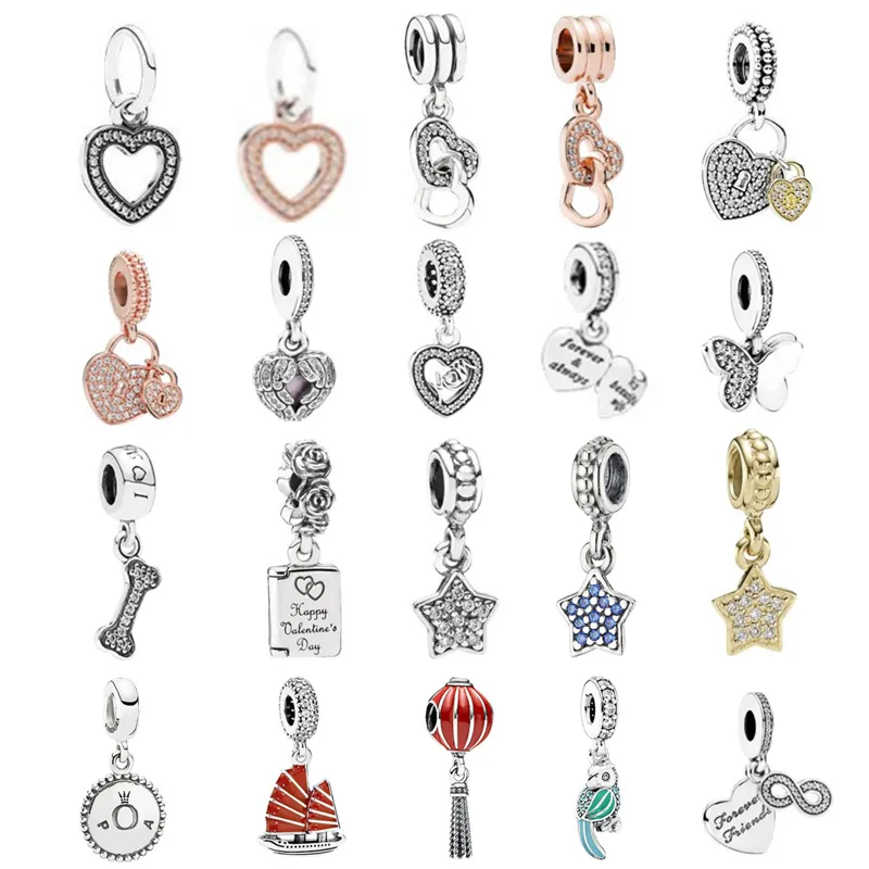 2022 New 925 Silver Arrival Fit Pandora Charms Jewelry Bracelet Beads Potter Dobby DIY Women boy Gift Set Wholesale