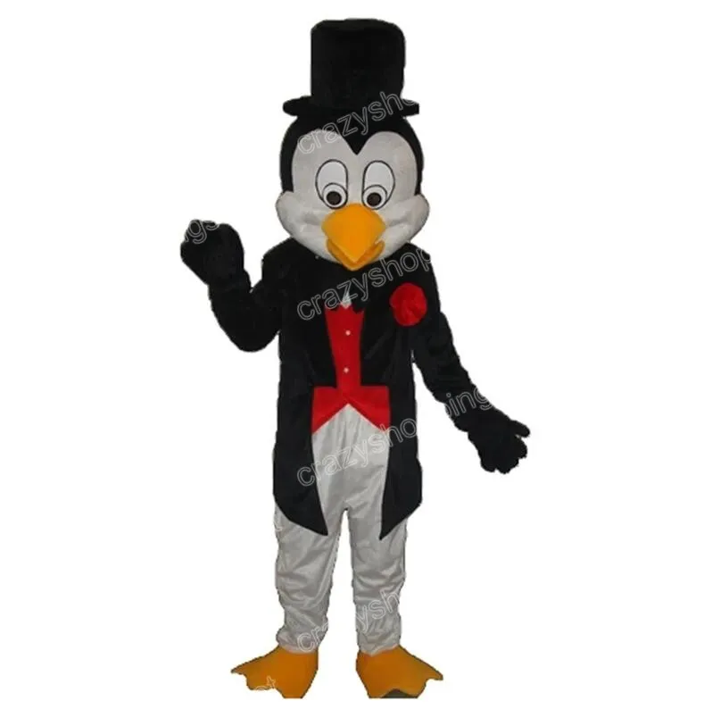 costume della mascotte del pinguino del bambino di Halloween Costume da personaggio dei cartoni animati Completo per adulti Taglia per adulti Festa di carnevale di Natale Abiti da esterno per pubblicità