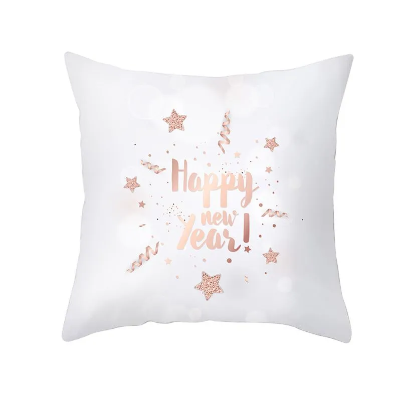 Merry Christmas Pillow case Cover Cushion Pillowcases Christmas Decorations For Home elk Snowflake Santa Claus Happy New Year Decor Gift HH22-301