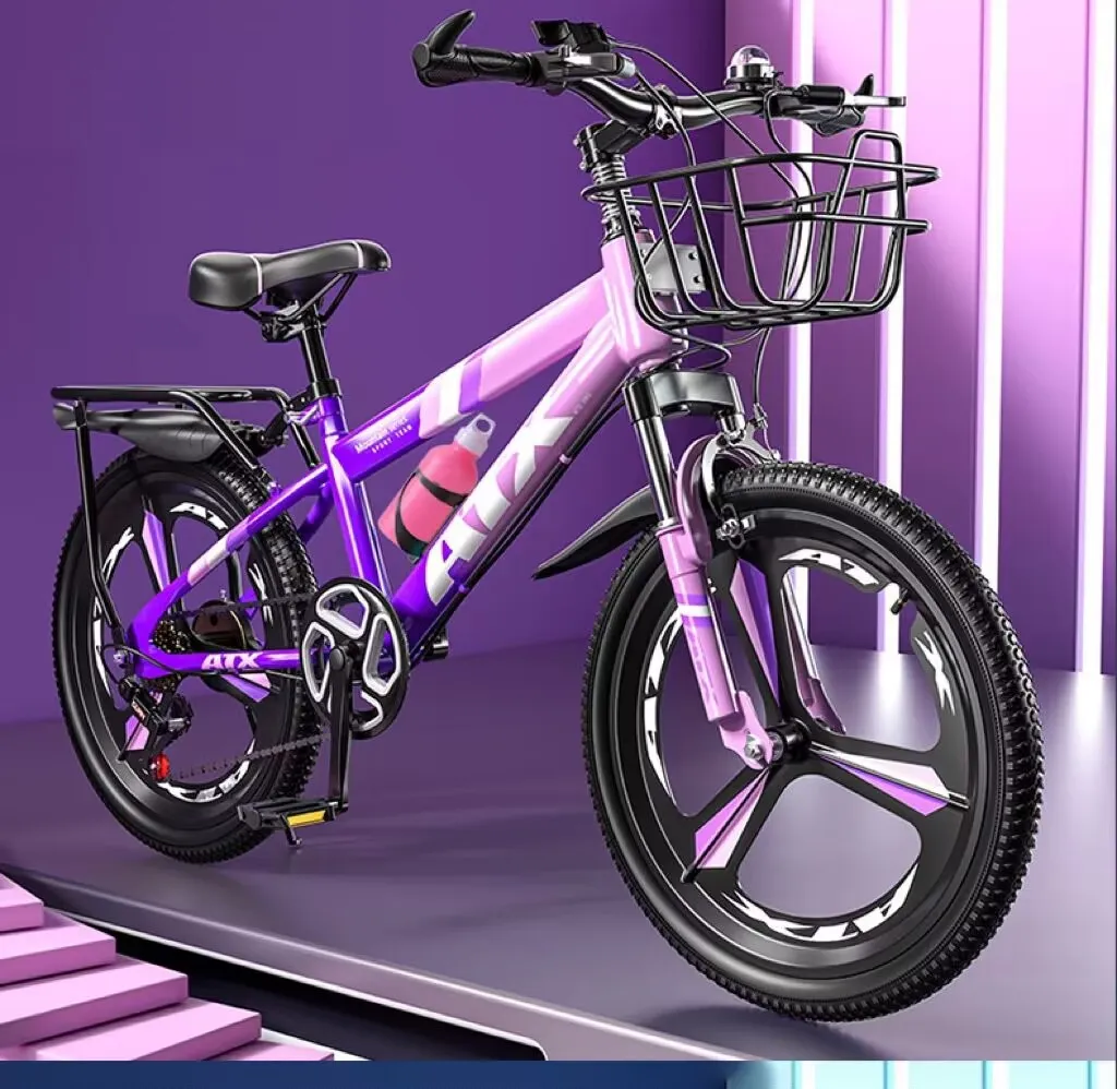 Children Bicycle 18/20/22/24 Inch Front And Rear Double Brakes With