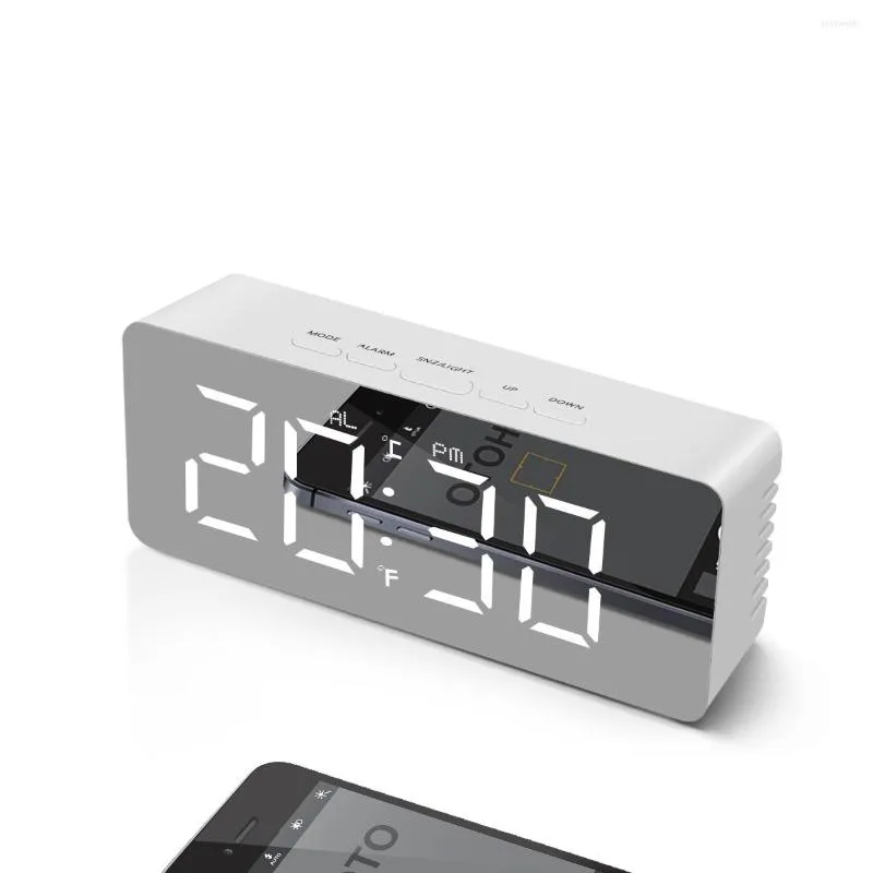 Horloges De Table USB/alimentation par batterie horloge numérique chevet LED alarme De bureau électronique montre De bureau Reloj De Mesa