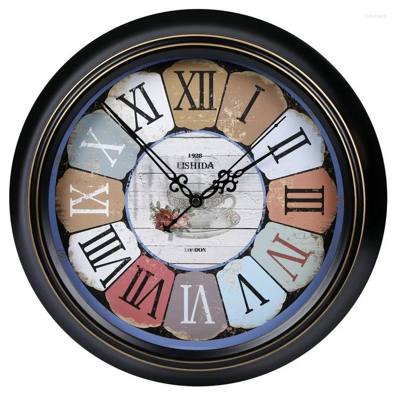 Wanduhren Kreative Vintage Uhr Stille Nordic Mechanismus Kunst Uhren Wohnzimmer Dekorationen Relogio De Parede Wohnkultur