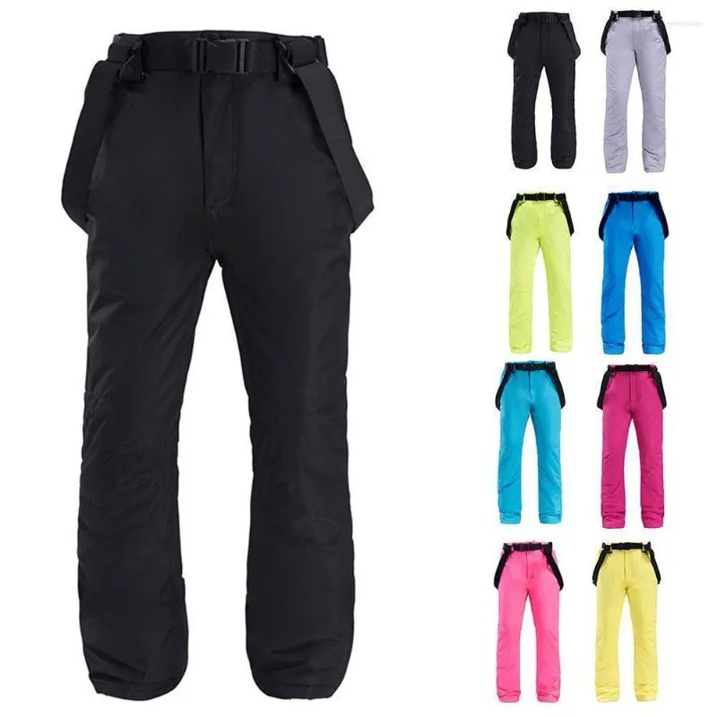 Skiing Pants Ski Men And Women Outdoor High Quality Windproof Waterproof Warm Couple Trousers Winter Snowboard Brand