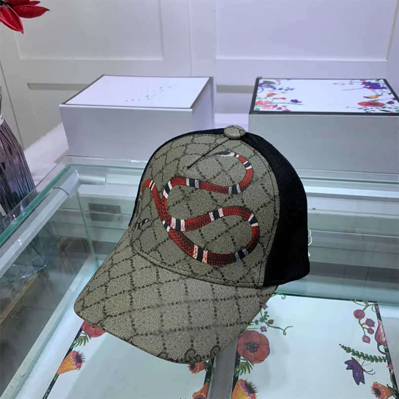 Ball Caps 22ss fashion ball cap men's designer tiger bee snake flower baseball cap luxury capUC4P