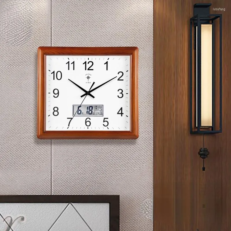 Horloges murales Cuisine électronique Grande horloge Décorative Silencieuse Design moderne inhabituel Relojes De Pared Home Exsuryse