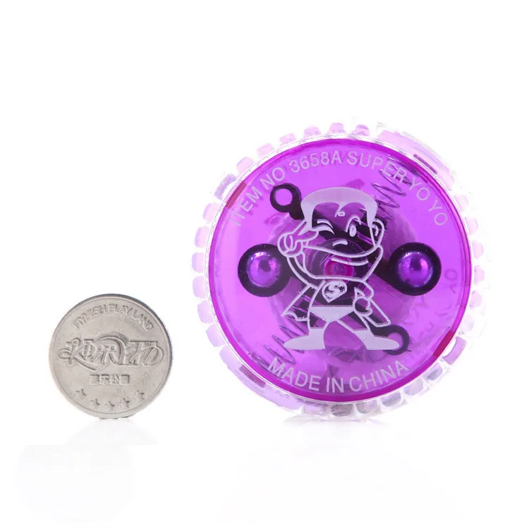15 pièces Yoyo Durable Lumineux En Plastique Portatif Glittery Yo-Yo 15 pièces Yoyo Durable Lumineux En Plastique Portatif Glittery Yo-Yo