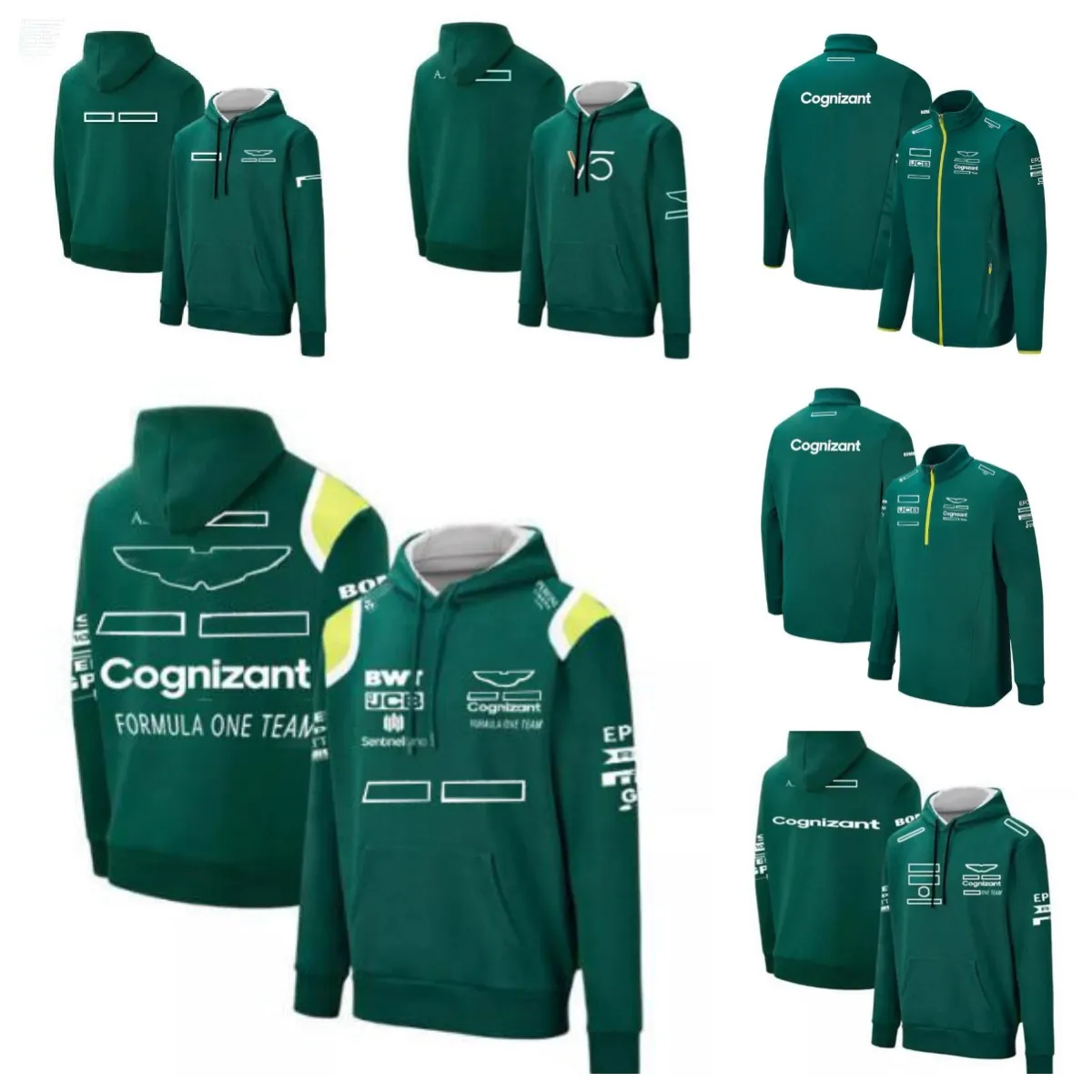 F1 racing hoodie spring and autumn team sports jacket the same style custom