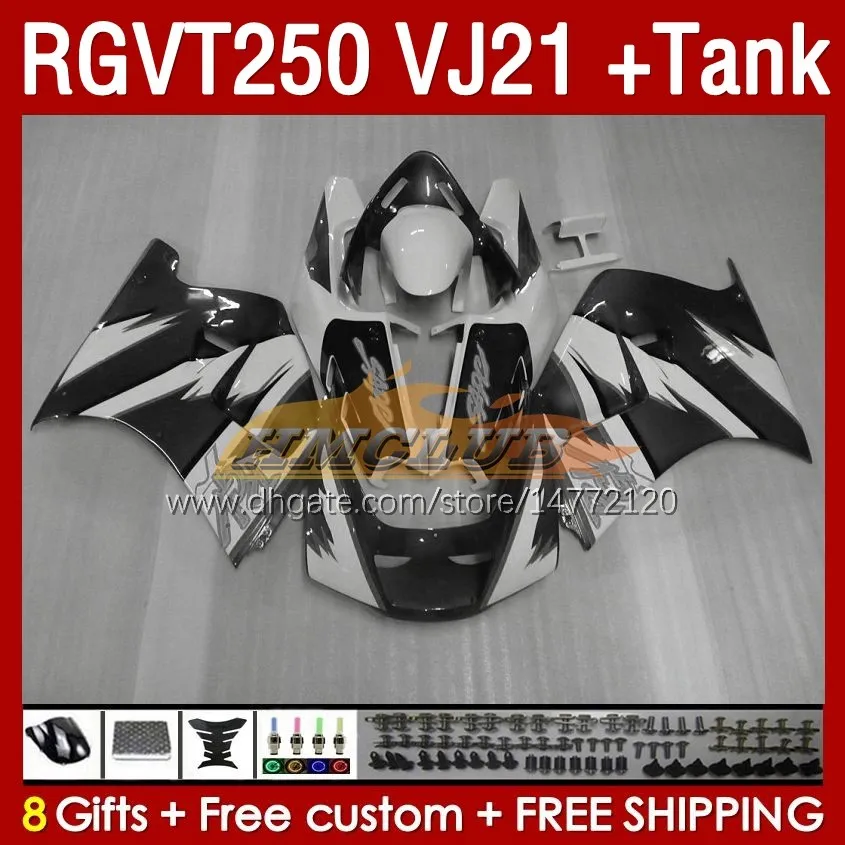 Tank Fairings Kit f￶r Suzuki SAPC RGVT250 RGV-250CC 1988-1989 BODYS 159NO.128 RGV-250 RGV250 VJ21 RGVT-250 1988 1989 RGVT RGV 250CC 250 CC 88 89 ABS FAIRING GRￅ STOCK