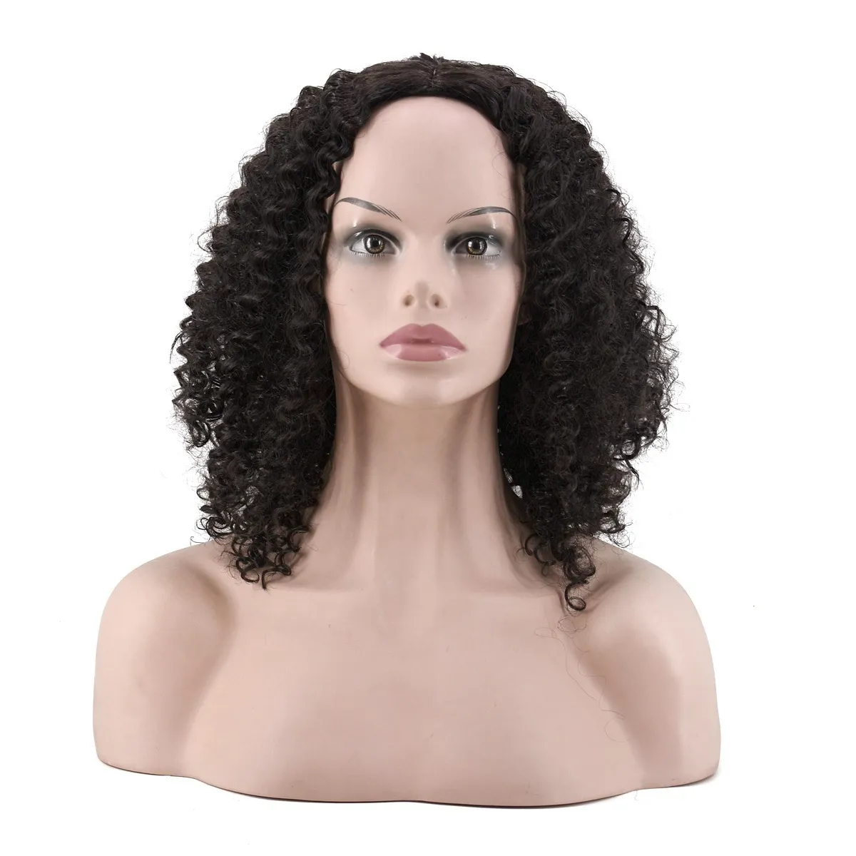 Femmes Long Curly Synthetic Wigs Africa Wave Loose Wig For Lady