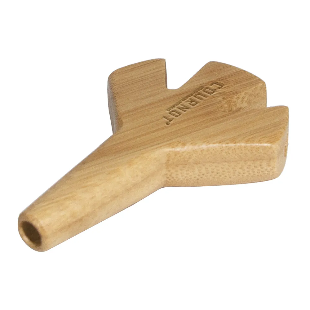 portatile 86mm Trident Bamboo Pipa in legno per fumatori Portasigarette Tubi per tabacco per cartine King Size