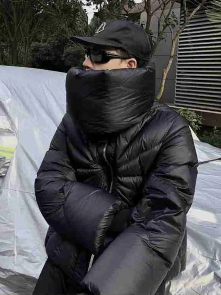 Meme Long Roadman Coat Premium Short Down Filled Parka: Stylish