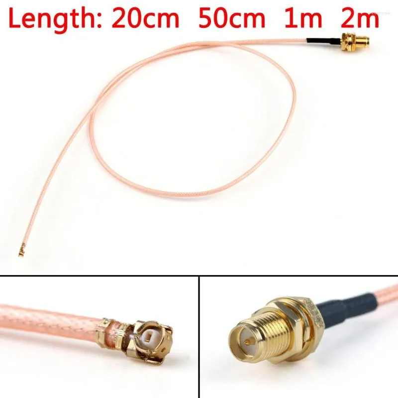 Lighting Accessories Areyourshop RG178 Cable RP.SMA Female Plug Bulkhead To IPX U.FL Coax Pigtail 20cm 1m 2m Wholesale Connector Jack